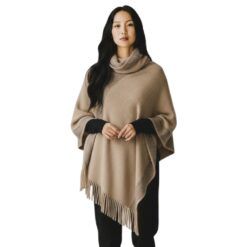 Poncho maxi cuello Tantrend
