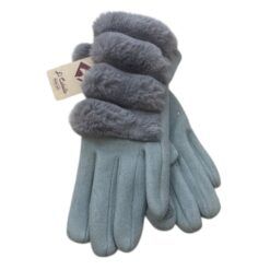 Guantes tiras de pelo