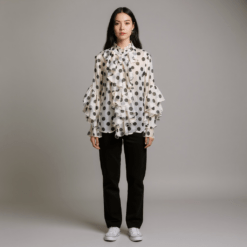 Camisa fluida volantes