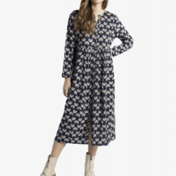 Vestido estampado abanicos