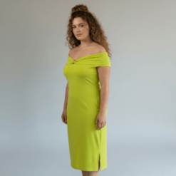 Vestido escote barco