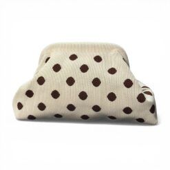 Bolso de mano de boquilla lunares
