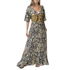 Vestido de nudo estampado Tantrend