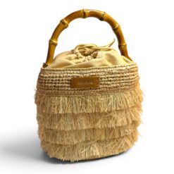 Bolso bombonera rafia