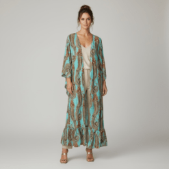 Kimono largo de paramecios