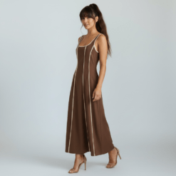 Vestido contraste