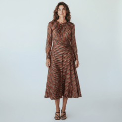 Vestido largo frunce Tantrend
