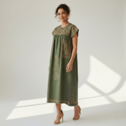 Vestido mexicano bordado