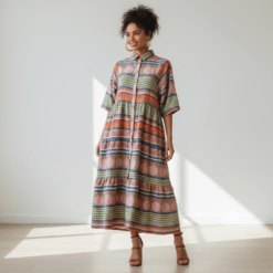 Vestido camisero mexicano 1