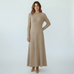 Vestido de punto canalé Tantrend