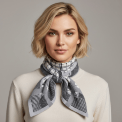 Foulard plisado cuadros tantrend