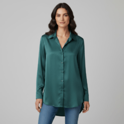 Camisa satinada