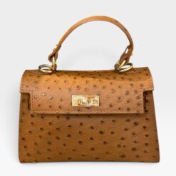 Bolso piel de avestruz mini