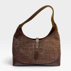 Bolso ante labrado camel